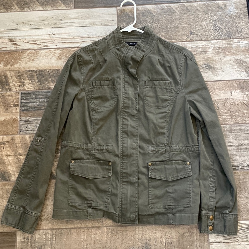 Apt 9 green utility coat